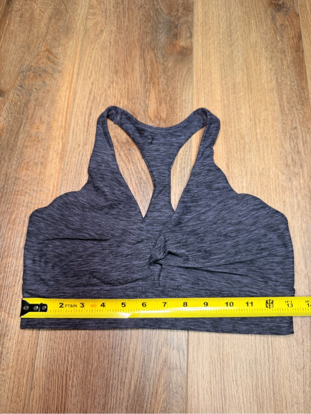 Victoria’s Secret Sport Twist Front Racerback Sports Bra Gray Medium Athleisure - Picture 8 of 10